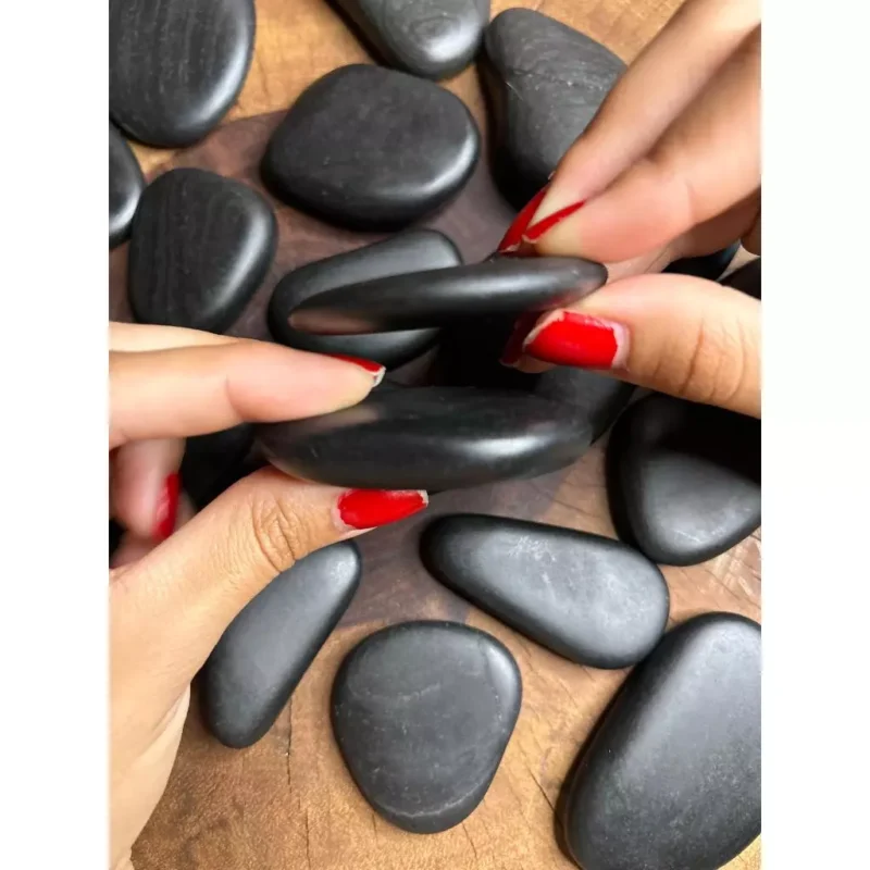 Kit com 10 Unidades (de Pedras Vulcânicas Para Massagem Facial Formato Livre) OU 10 Pedras Vulcânicas (Formato Uniforme) - Image 7
