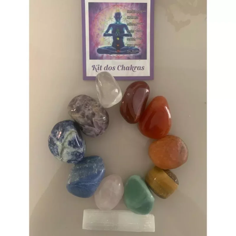 Kit dos Chakras 10 Pedras Roladas Grandes - Image 3