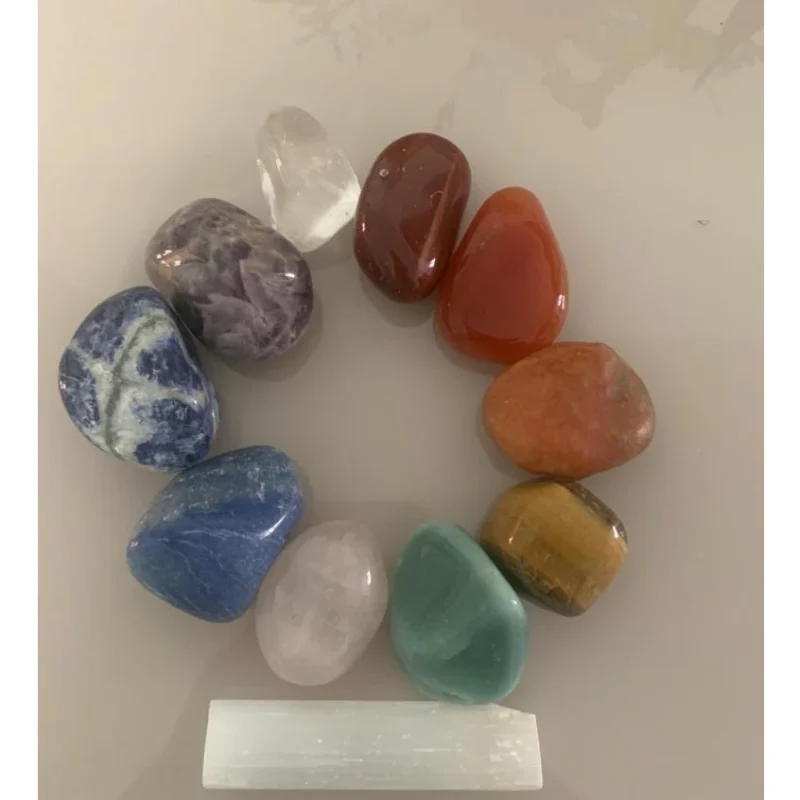 Kit dos Chakras 10 Pedras Roladas Grandes - Image 4